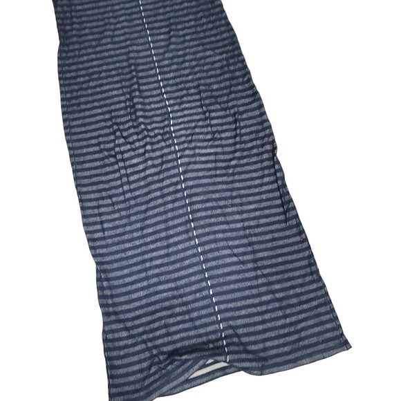 Rag & bone maxi body con Navy & Black Striped Maxi Dress Size Small tee shirt - Picture 2 of 6